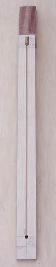 Maple neck blank for a 4-string bass guitar