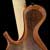 5-string single-cut bass with claro walnut horn, back