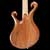 5 string bass with dual scrolls, body back