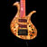 5-string piccolo bass with Kahler tremolo, maple burl tops