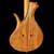 Single cutaway custom bass of mahogany, body back