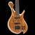Custom bass with ash body and Indian rosewood fretboard, body