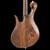 Black walnut bass guitar with panga panga neck, back