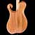 Mahogany custom bass w/ exotic shape