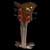 Headstock, inlaid maple Xylem logo, Sperzel locking tuners and truss rod cover of the bass guitar