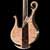 Custom bass made of walnut, quilted maple