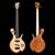 Xylem 5 string custom bass with curly maple top
