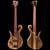 Left handed custom bass with black limba body, cocobolo fretboard and Nordstrand pickup