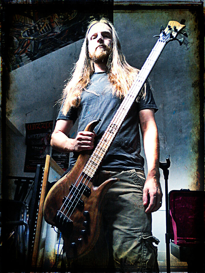 Pete Hewitt, bass player of Winterfire and owner of Yggdrasil