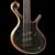 Body of a fretless custom bass with an ebony top