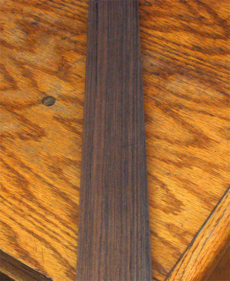 Another shot of the neck blank