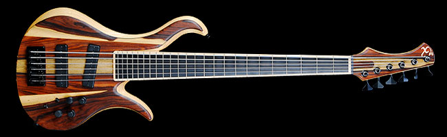 6-String bass guitar with Nordstrand Zen Blade pickups