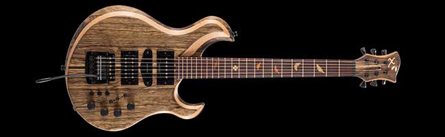 Guitar with Kahler tremolo, Seymour Duncan pickups