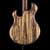 Custom guitar with black limba body, walnut neck