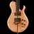Flamed maple top on a custom guitar with gold hardware
