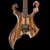 Custom guitar body with limba top, Bare Knuckle pickup